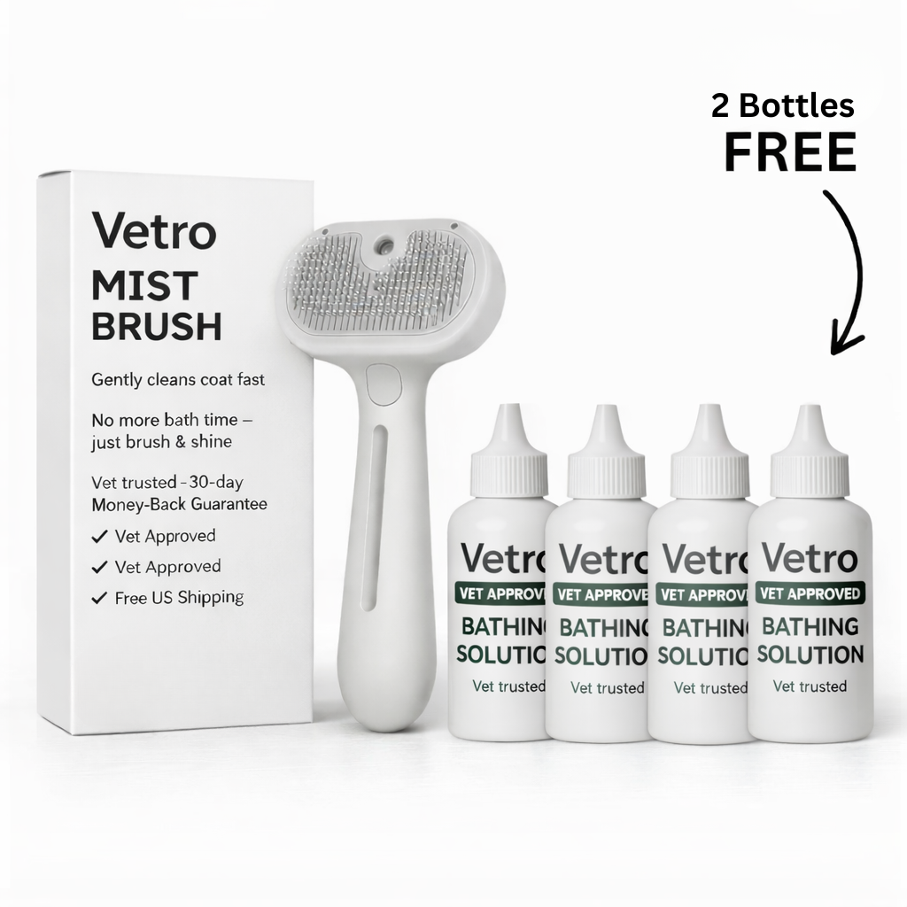 VachtMist Borstel + 4 Navullingen