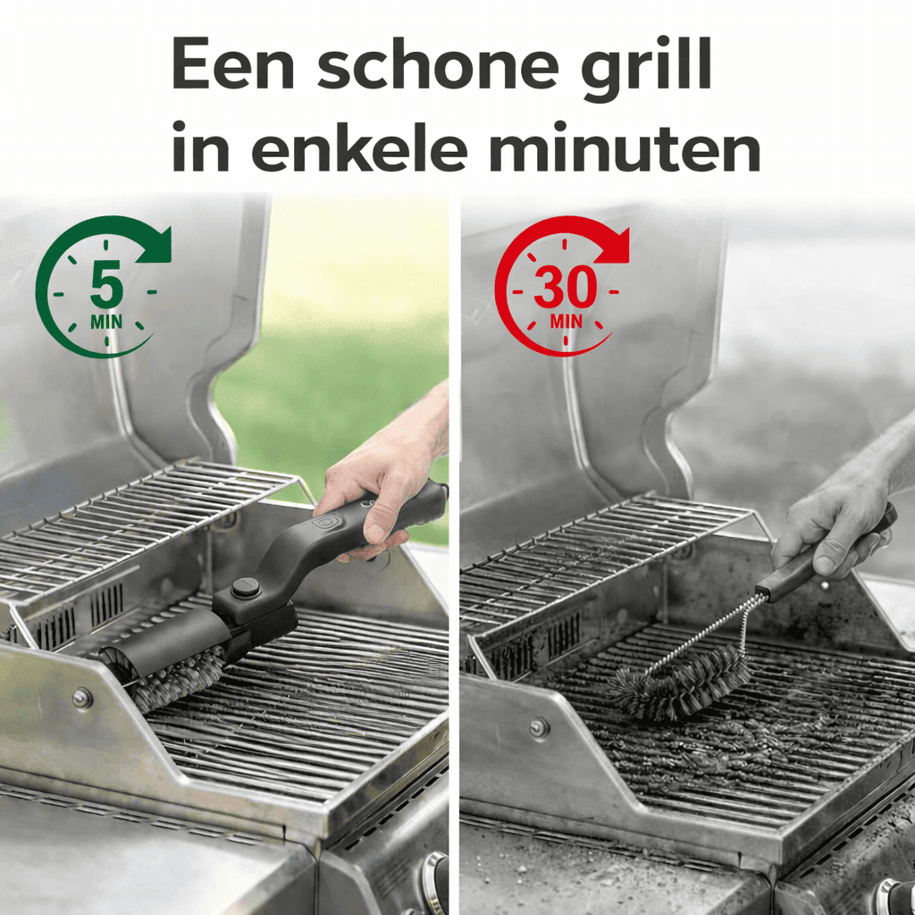 GrillMaat™ | De Snelle Oplossing voor een Brandschone Grill.